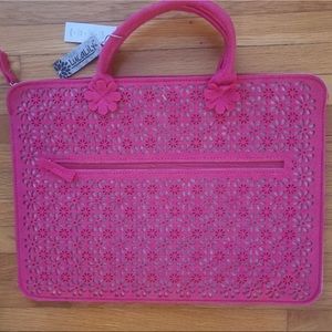 LucaLily - Vegan/Eco Friedly Laptop Case in hot pink